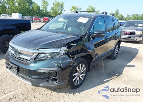2019 Honda Pilot Ex-L из США, поврежденный, VIN 5FNYF6H48KB023672